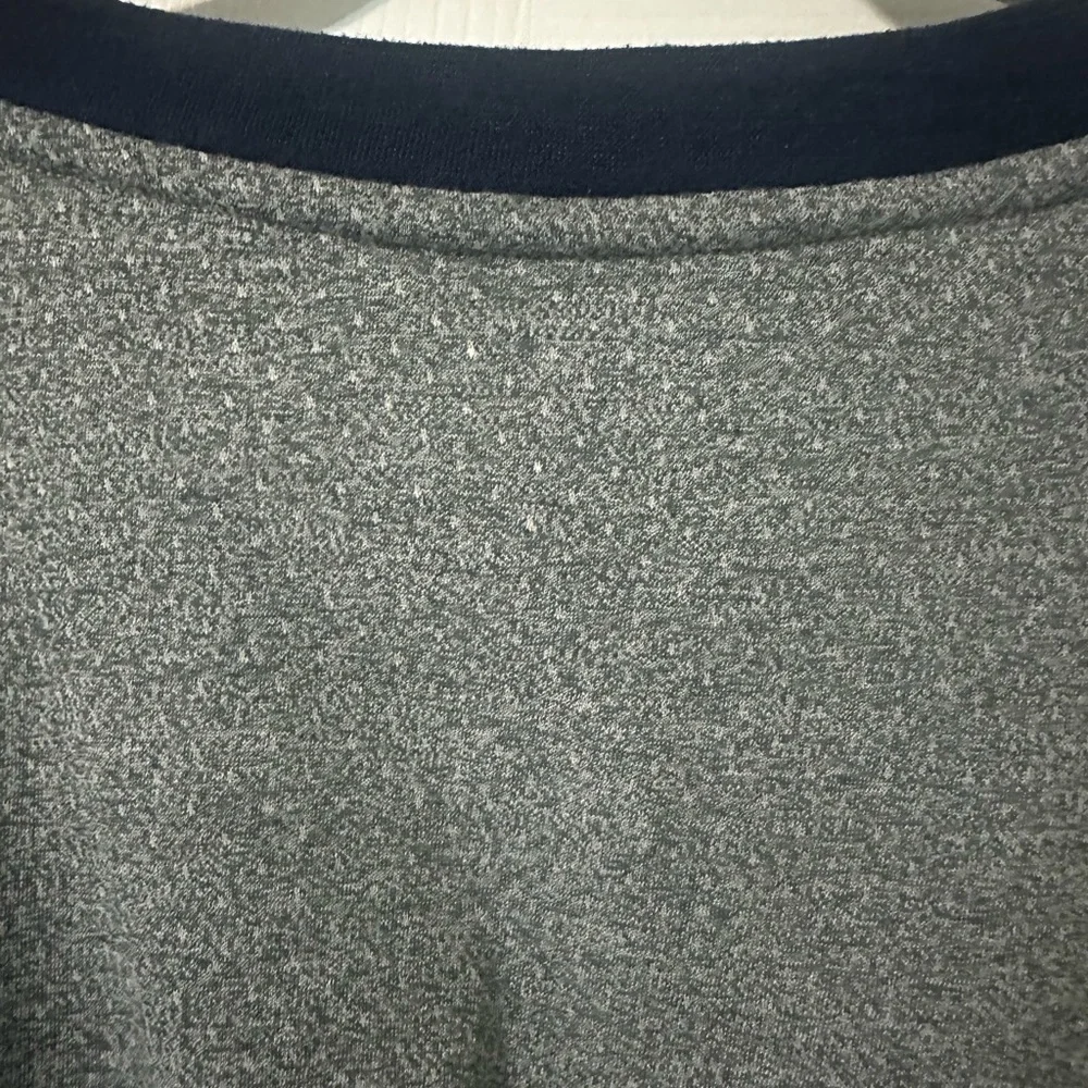 Nike Coach’s Authentic Men's Gray and Blue Shirt 4xl sideline authentic